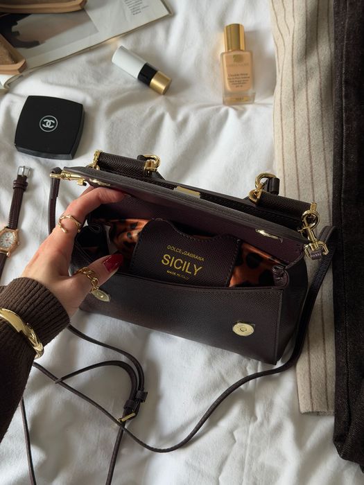 Сумка Dolce & Gabbana Sicily Mini Chocolate