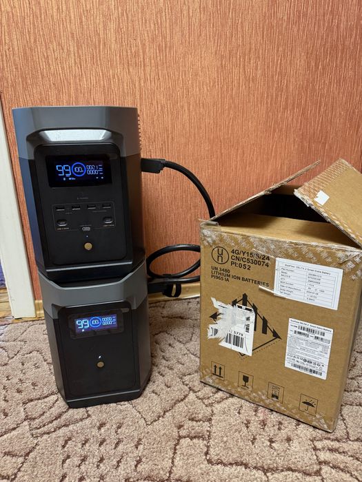 Нова додаткова батарея EcoFlow Delta 2 Extra battery 1024 Wh