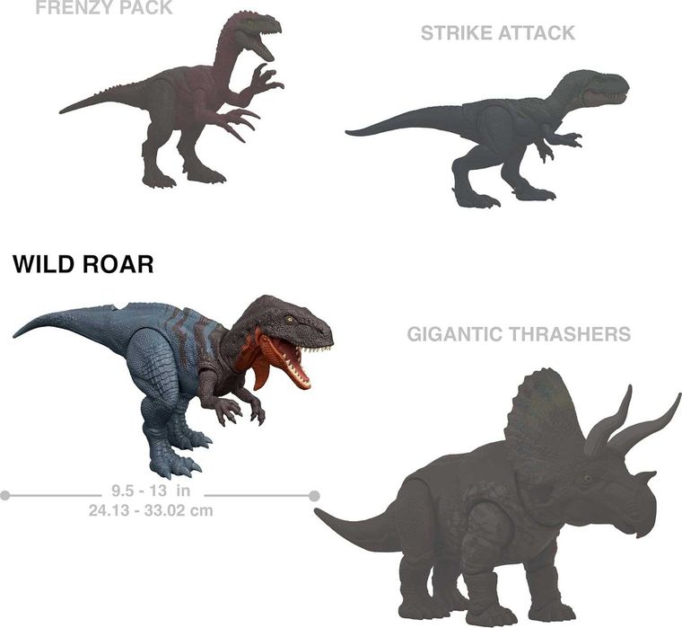 Динозавр Карнотавр Світ Юрського періоду Jurassic world Carnotaurus Reimagined Roarin' Real Feel Collection