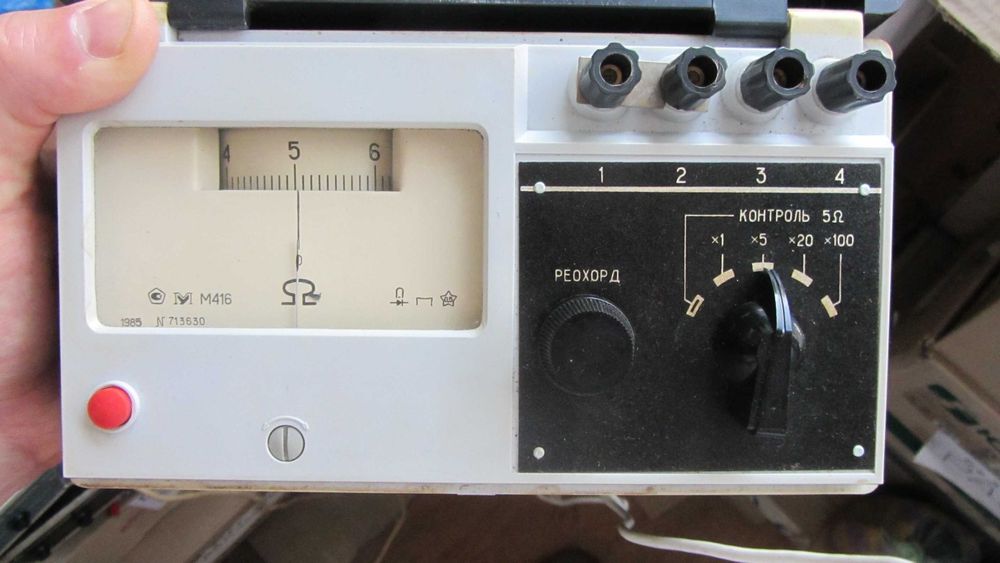 М416. Измеритель сопротивления заземления