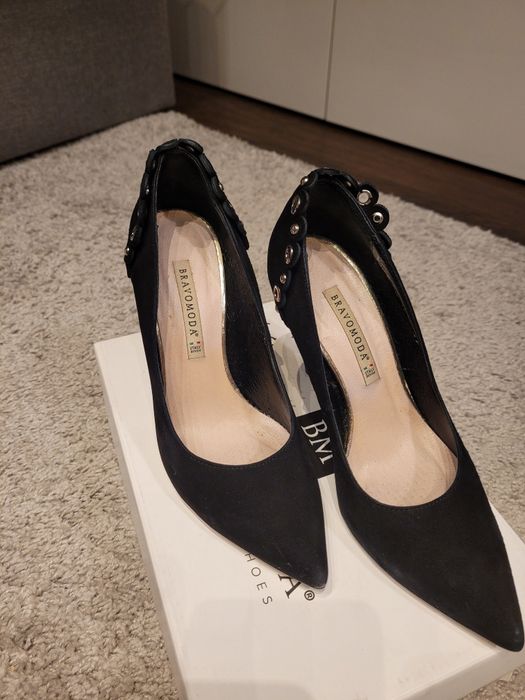 Zamszowe szpilki BRAVO MODA