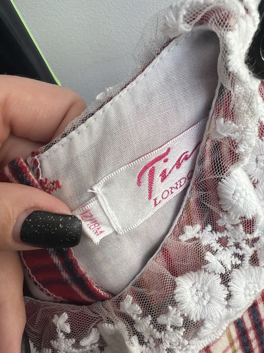 Сукня святкова в клітинку