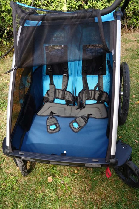 Thule Chariot Cross 2 (Model 2019) (Dwuosobowa) – Przyczepka / Wózek | Full Zestaw | BOX
