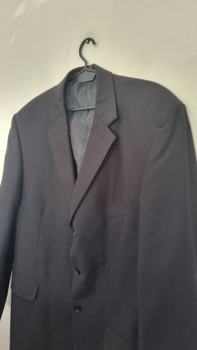 Elegancka czarna marynarka męska tu uk 46r eu 56