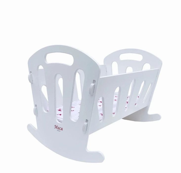 Ліжечко лялькове Є ВІДЕО, ліжко для ляльок, кроватка, ліжко іграшкове