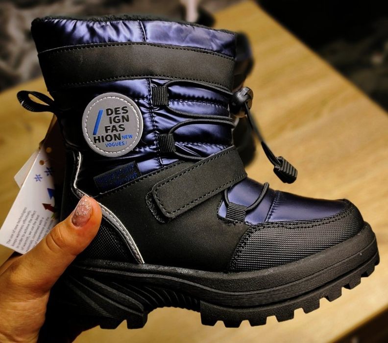 Дутіки, зимові чобітки, сноубутси для хлопчиків і дівчаток 27р.-32р.