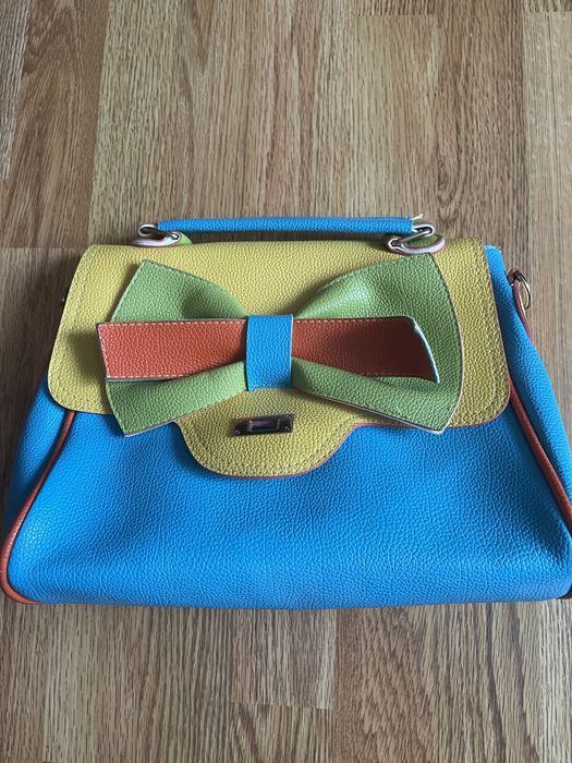 Сумка літня яскрава, яркая, блакитна, голуба