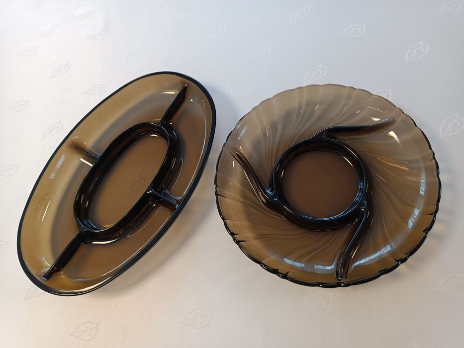 Półmiski na przekąski zestaw 2 szt. talerze  na przekąski