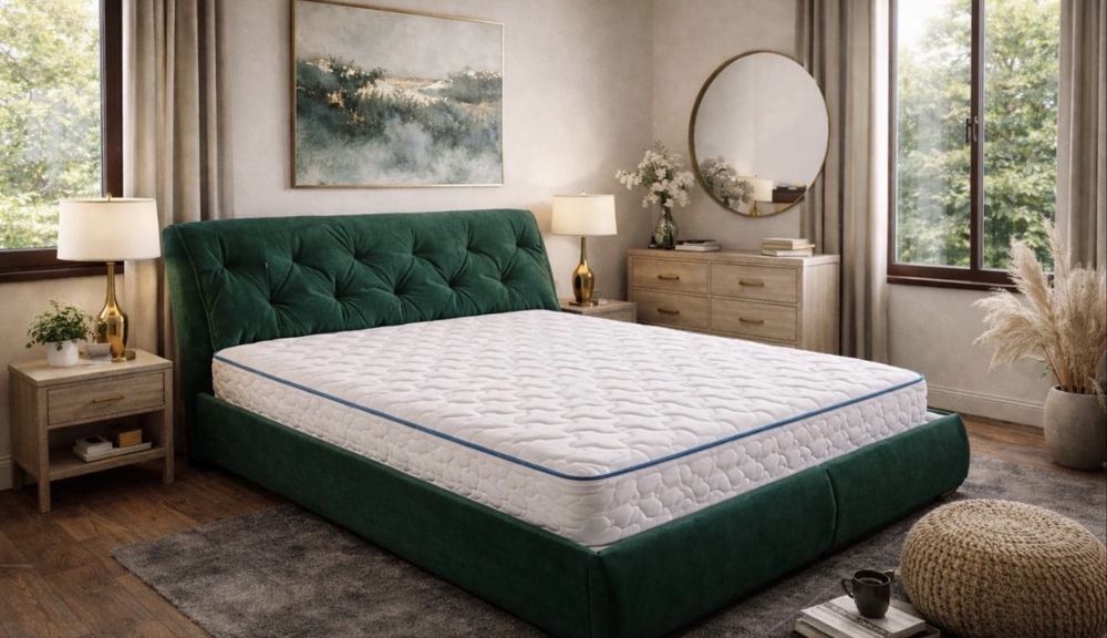 Нове ліжко з матрацом 2х2. Італія.  King size. Natuzzi