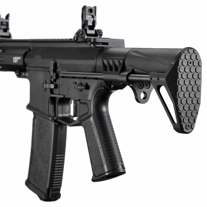 arma de airsoft mais equipamento de airsoft