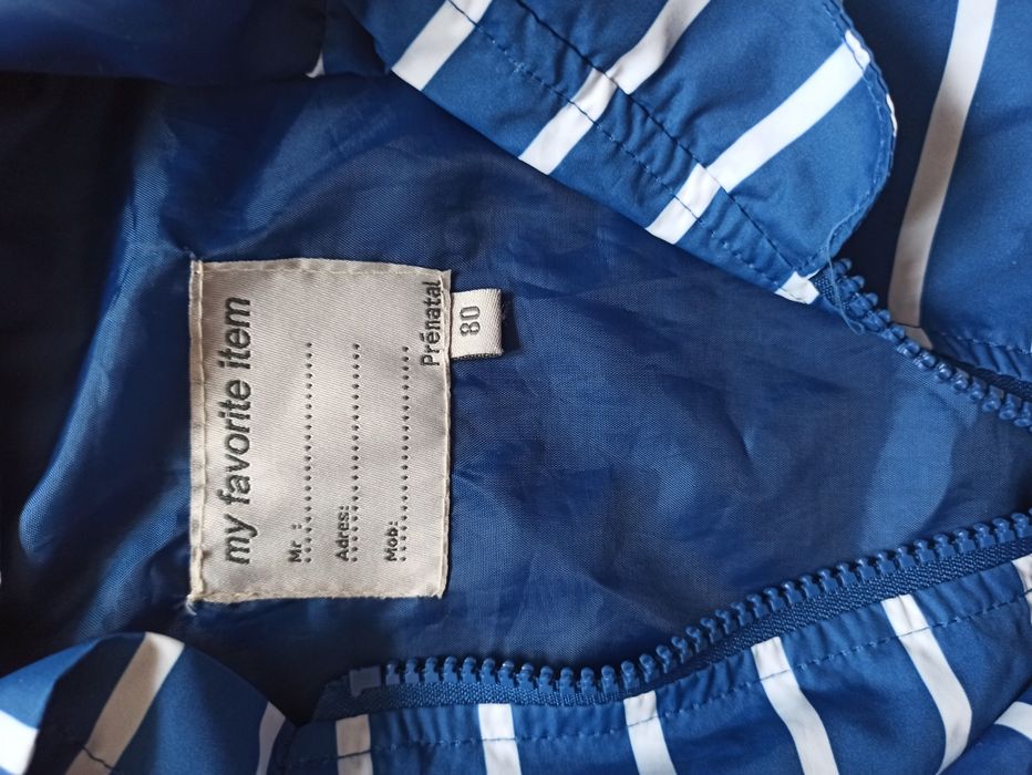 Kurtka wiatrówka Prenatal rozmiar 80