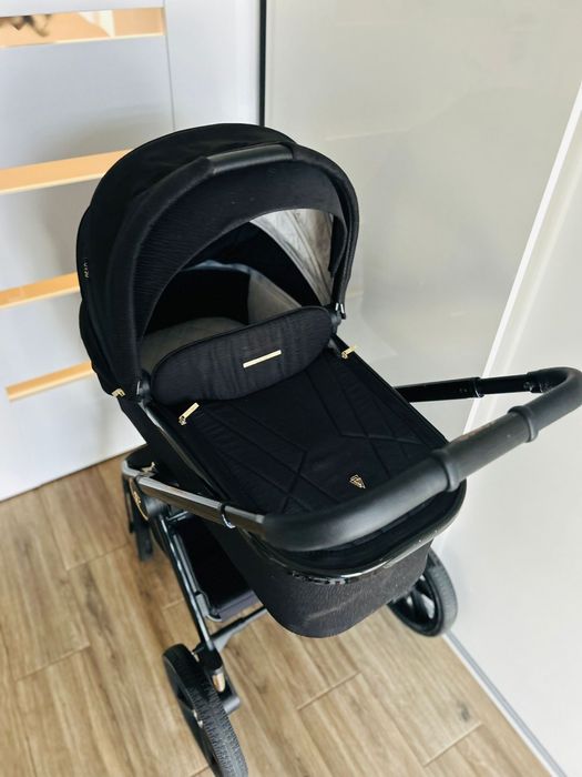 Venicci Upline – Wózek wielofunkcyjny – 2w1 – All Black