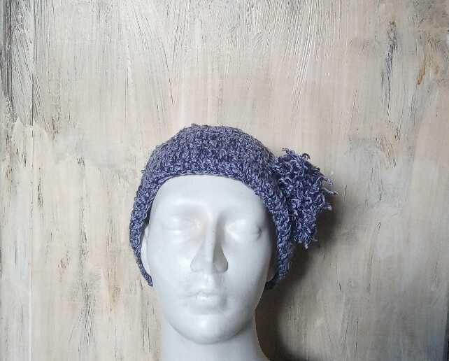 czapka robiona szydełkiem