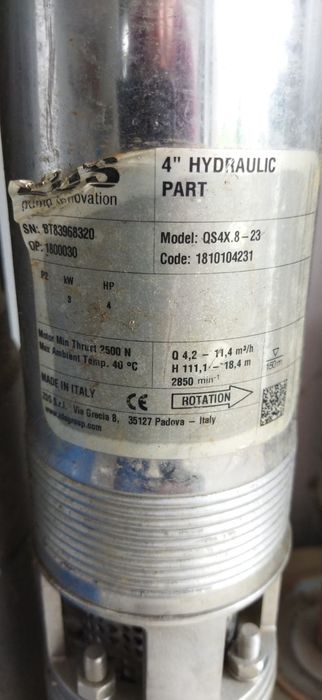 Pompa głebinowa QS4X8-24