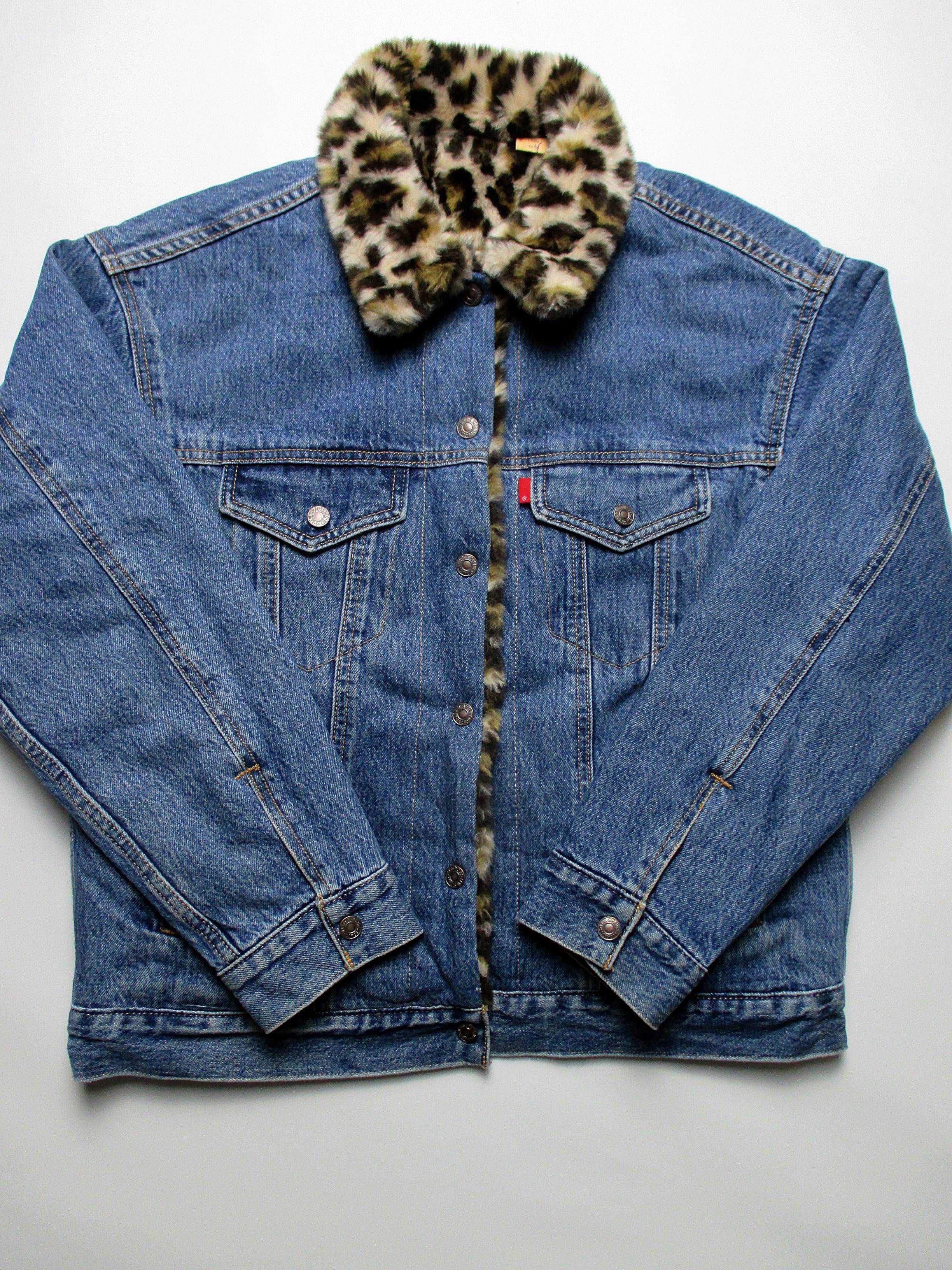 Levis Leopard REVERSIBLE Sherpa Trucker Jacket 1 900 Olx