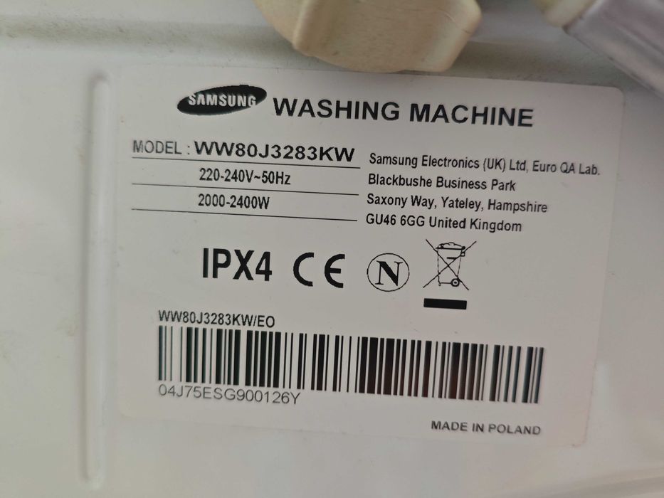 Pralka Samsung WW80J3283KW