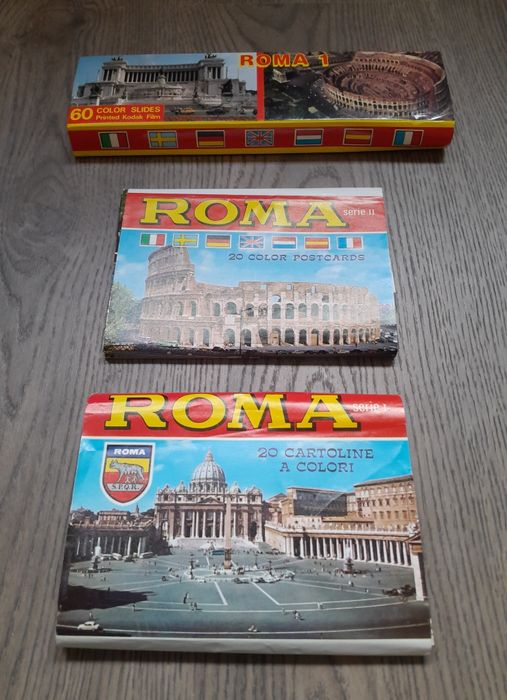 Coleção de postais e slides - Roma