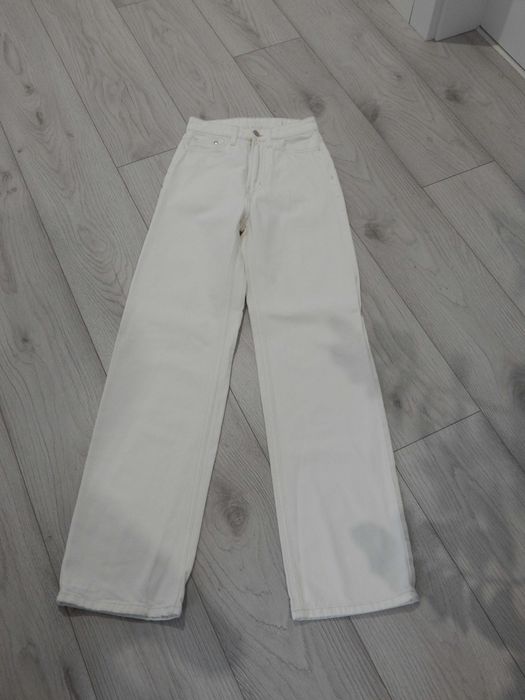 Białe Jeansy H&M rozm. 32/XXS