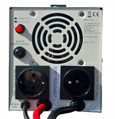 Гибридный ИБП/инвертор Volt Polska SINUSPRO 800 EPLUS 12/230V 500/850W