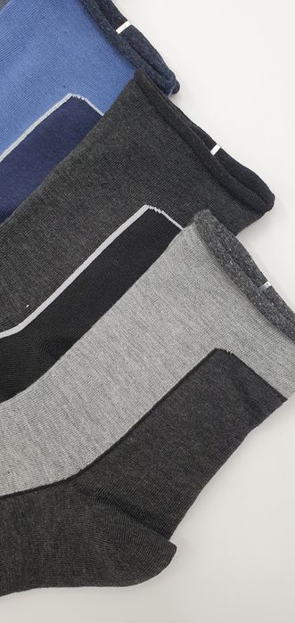 Bezuciskowe bawełniane skarpetki męskie skarpety bawełna 85%mix pakiet