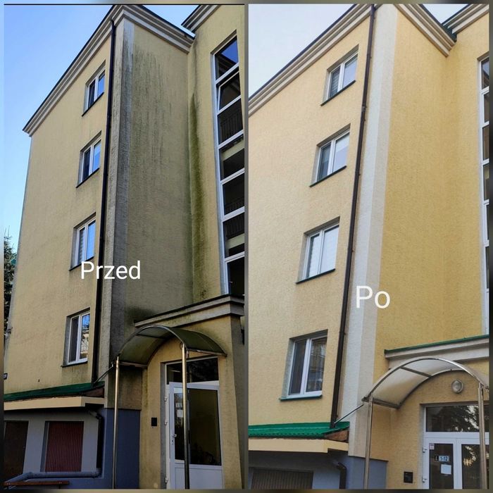 Mycie kostki brukowej, elewacji, dachu, tarasu Warszawa i okolice