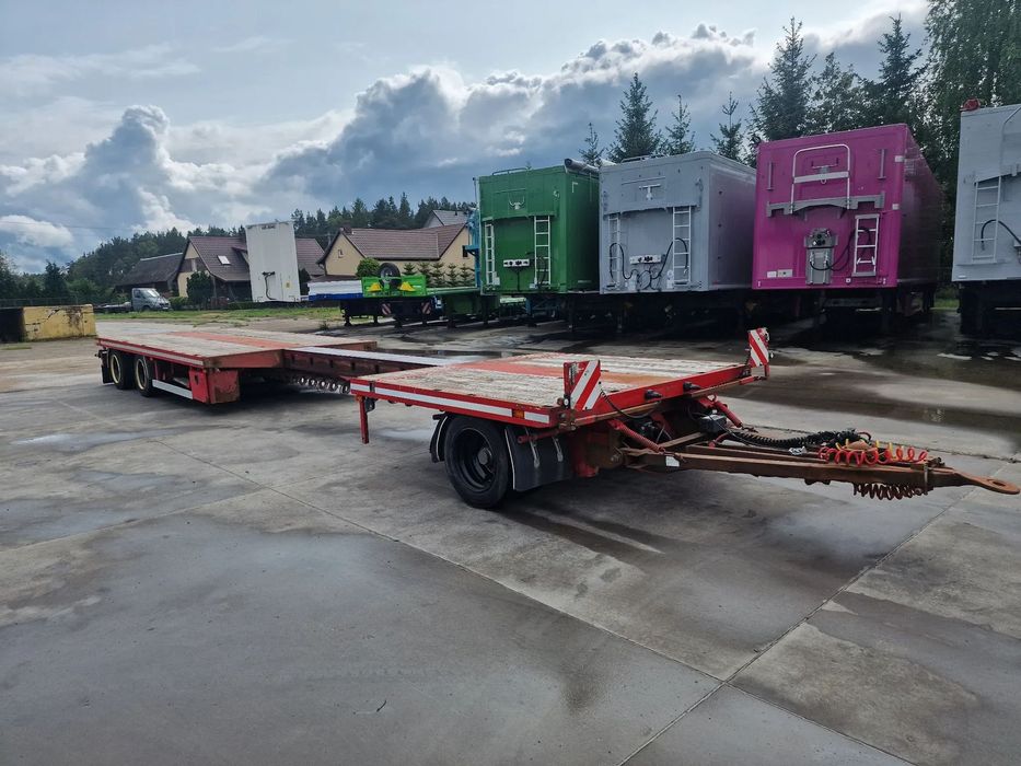 Broshuis Przyczepa Platforma Niskopodwoziowa Rozciągana do 11,00 m