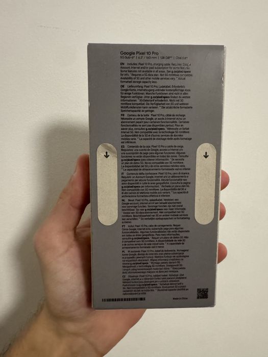 Новий Google Pixel 10 Pro 128GB Obsidian EU Global Версія