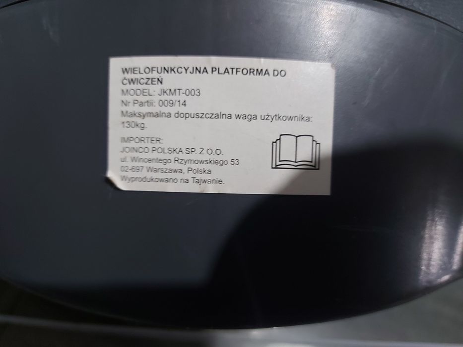 Wielofunkcyjna platforma do ćwiczeń. Twister obrotowy.