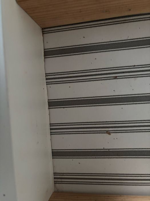 Toaletka z lustrem Hemnes krysztalki