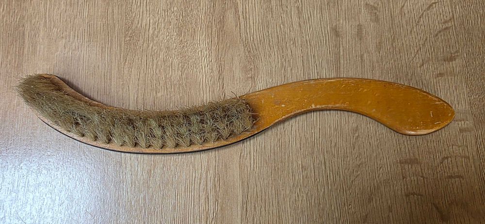 Przedwojenna miotełka do okruchów / vintage, art déco /