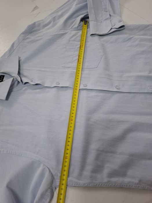 Koszula Vistula L- XL niebieska jak nowa meska bawełna organiczna