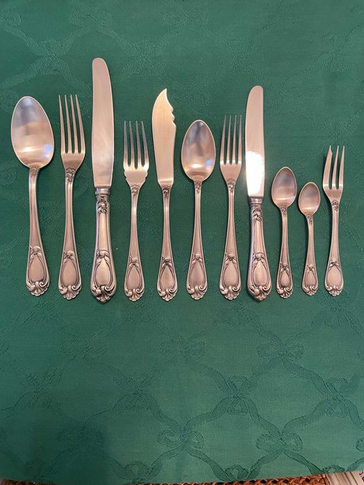 Faqueiro prata Topázio D. José - 1/2 faqueiro