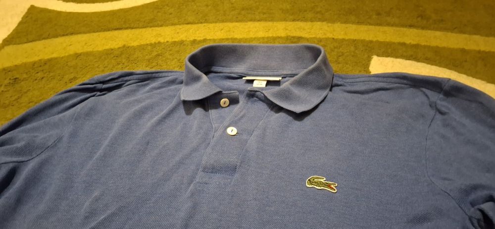 Синя рубашка lacoste