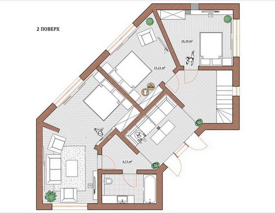 Будинок на вершині своїй гори в м. Яремче