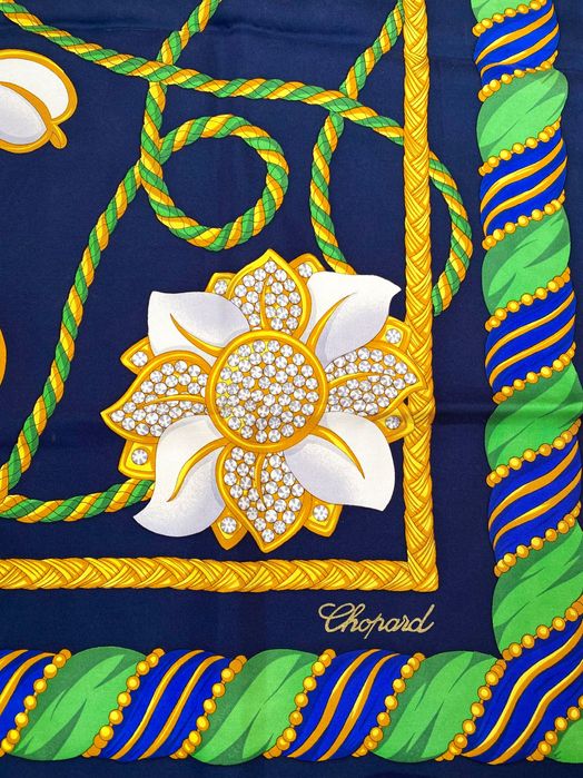 CHOPARD люксовый шелковый платок оригинал роуль