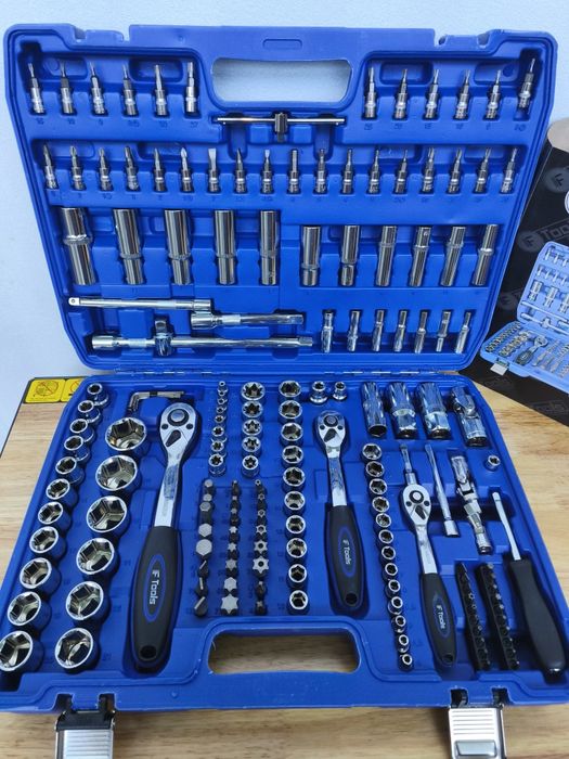 Mala de ferramentas 171pcs Chrome vanádio Ftools