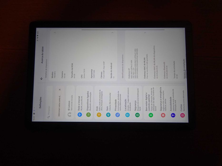 Tablet Lenovo M10 + Capa à Prova de Choques c/ Garantia