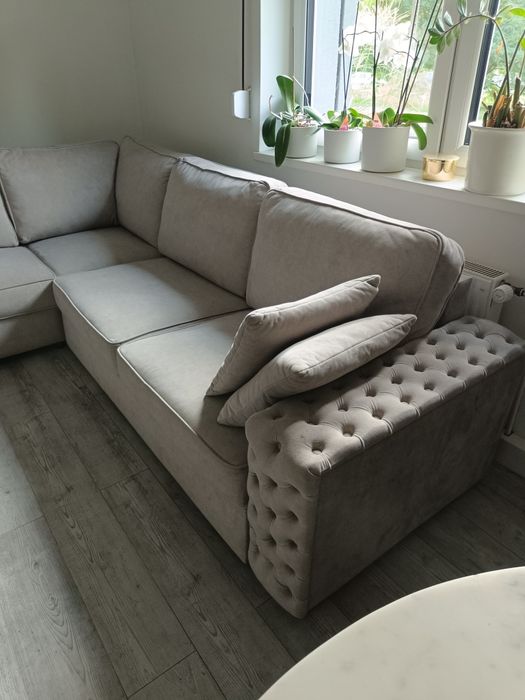 Narożnik styl Hampton chesterfild