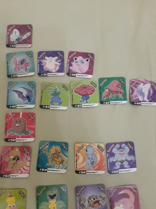 39 staks Pokémon todos diferentes