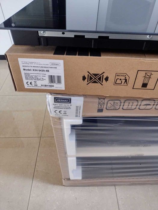 Zestaw piekarnik Kernau KBO 1071 STCB Smart Cooking + indukcja nowość KIH6429-4B  5 lat gwarancji gratis