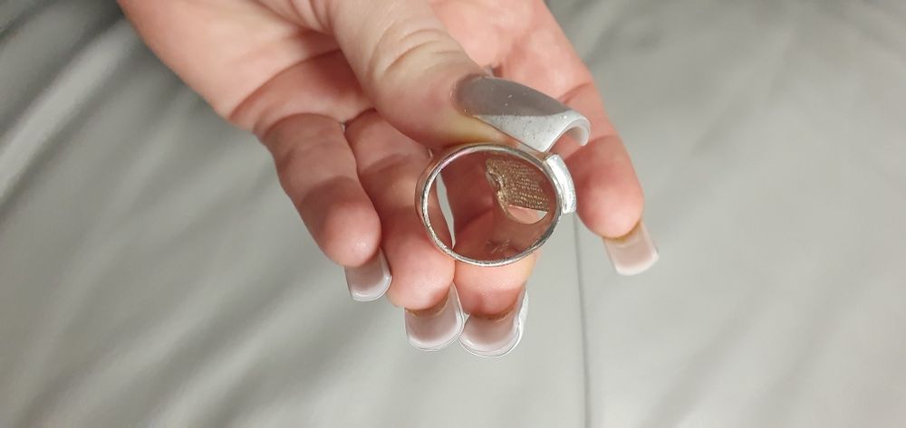 Pierscionek sygnet 18 unisex