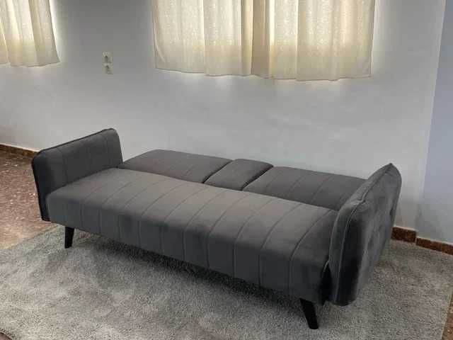 Sofá cama cinza -  paga quando recebe!! entrega gratis