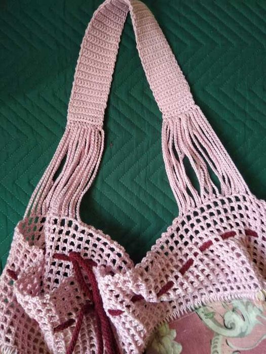 Bawełniana torebka w stylu boho