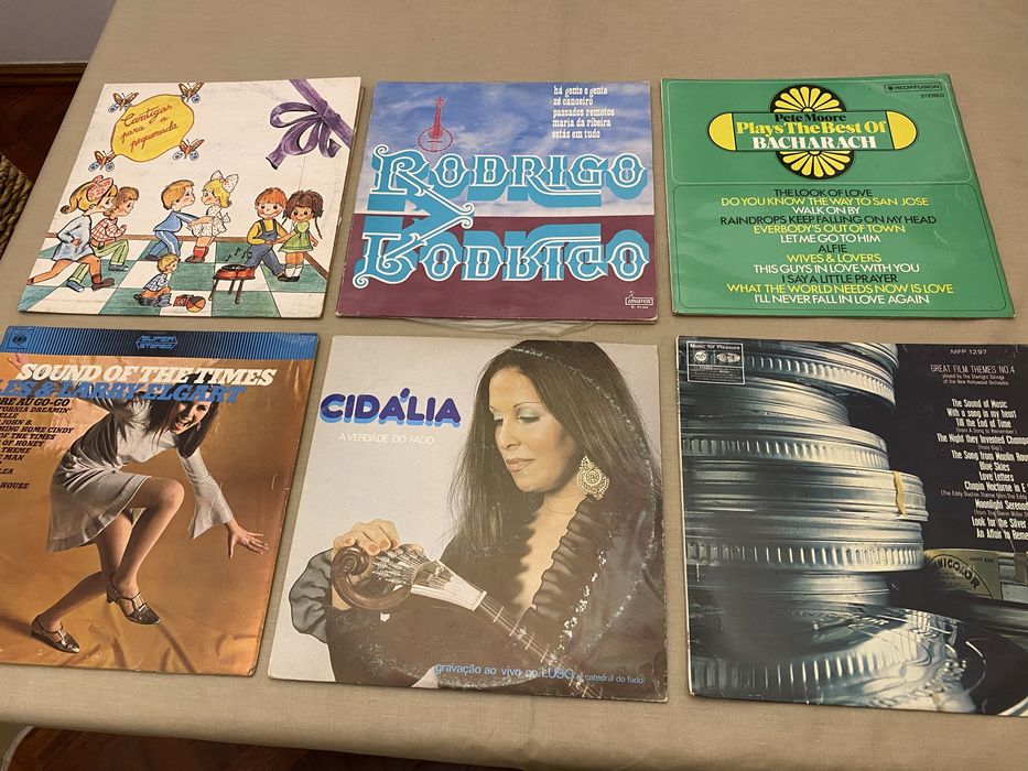 Discos LP de vinil (9unidades) Conjunto €15