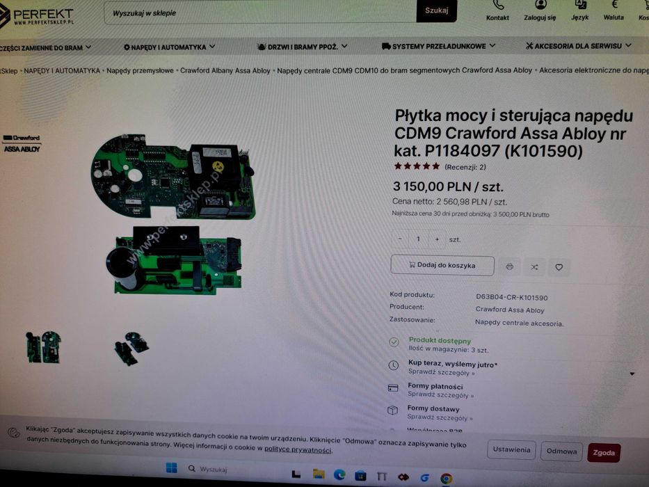 Napęd do bramy Crawford Assa Abloy