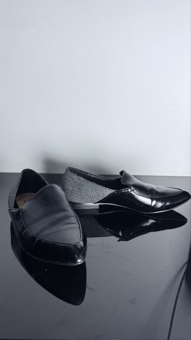 London Rebel | Czarne mokasyny loafers damskie 37 (23–23,5 cm)