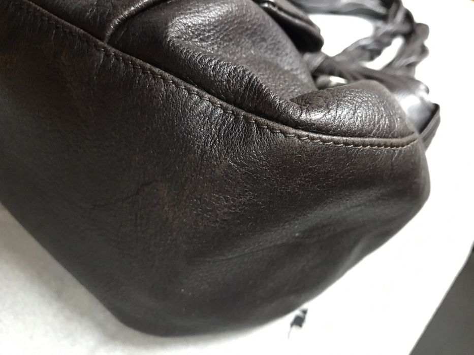 Mala Carteira Furla castanha em pele original