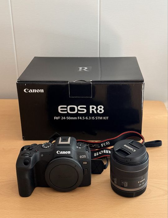Vendo Kit canon EOS R8 + objetiva 24-50