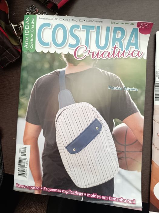 3 revistas costura novas
