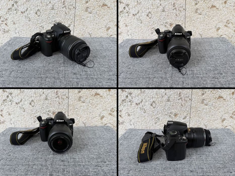 Nikon D3000 + objetiva 18-55mm + bolsa Case Logic + acessórios